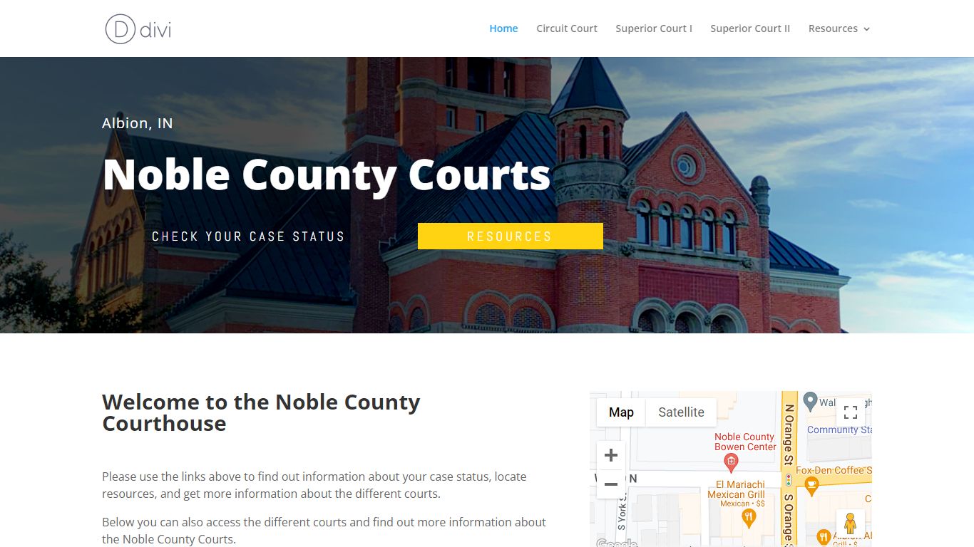 Noble County Courts
